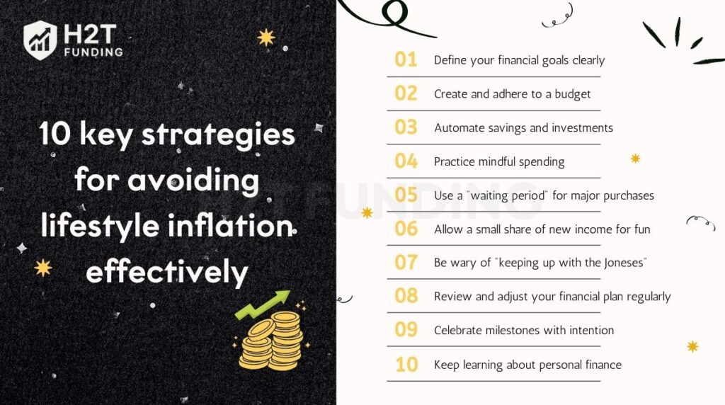 10 key strategies for avoiding lifestyle inflation effectively