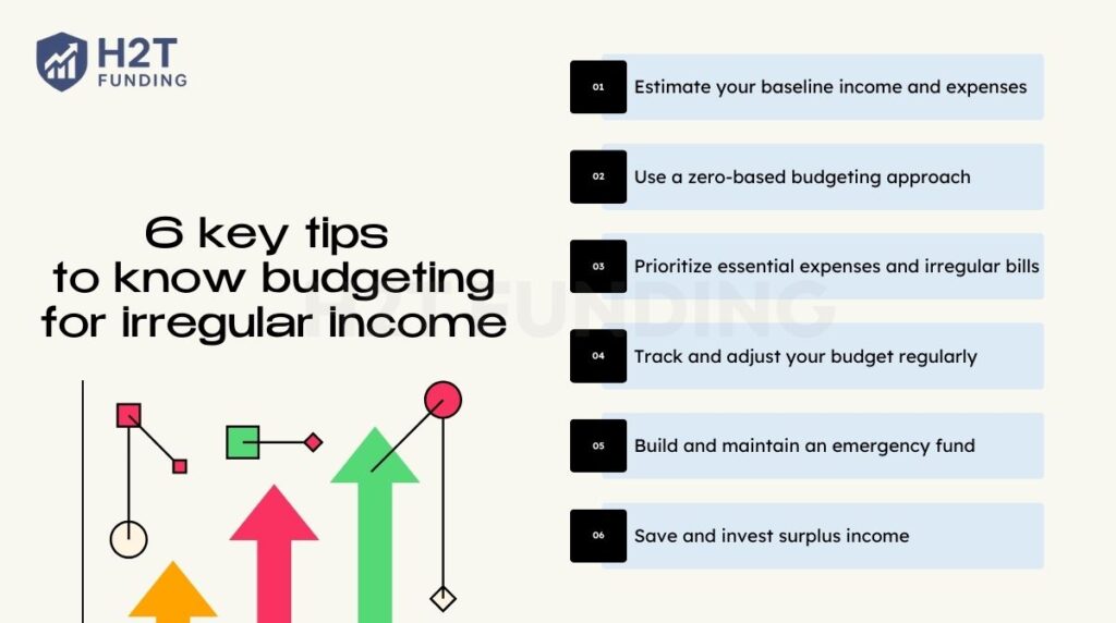 6 key tips to know budgeting for irregular income