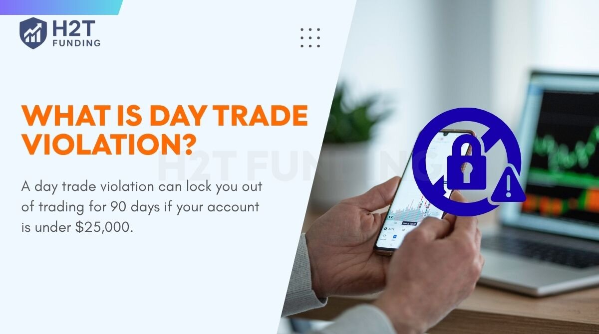 A day trade violation can lock you out of trading for 90 days if your account is under $25,000
