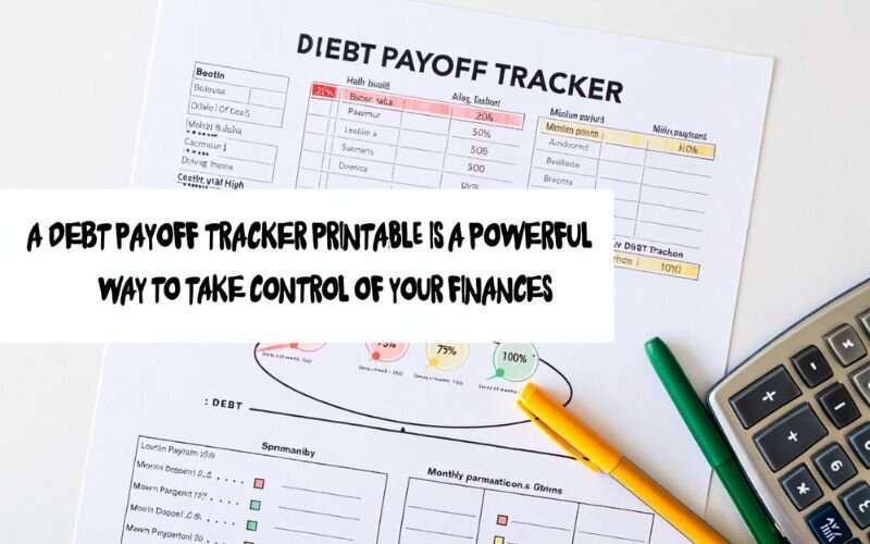 A debt payoff tracker printable is a powerful way to take control of your finances