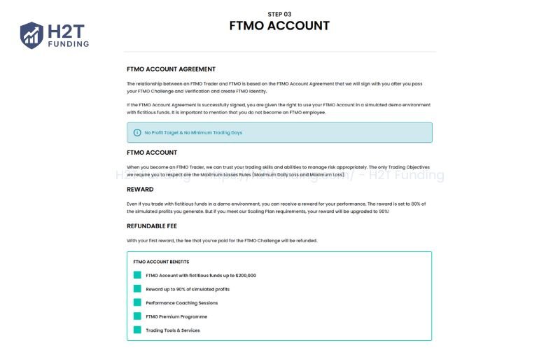 After completing both evaluation steps, you become an FTMO Trader