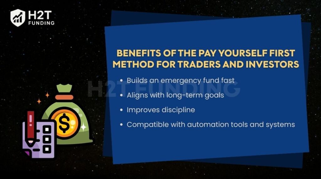Benefits of the pay yourself first method for traders and investors