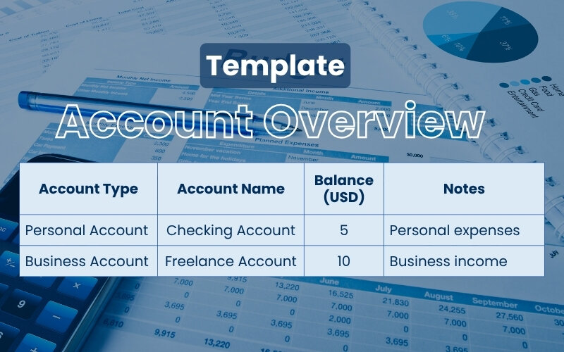 Budgeting Template_ Account Overview