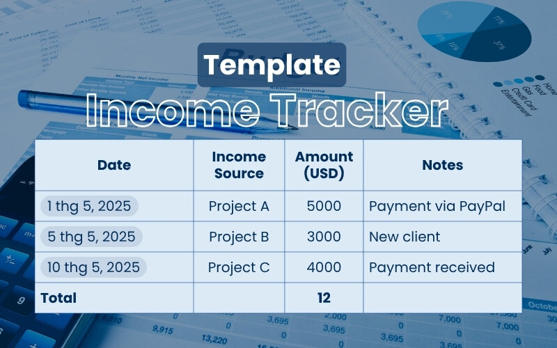 Budgeting Template_ Income Tracker