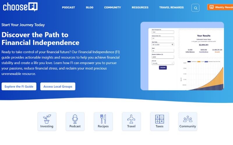 ChooseFI is a top pick among the best personal finance podcasts for FIRE enthusiasts