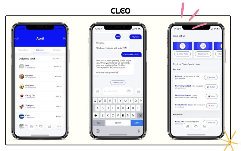 Cleo – Best budgeting apps 2025 for AI-Powered budgeting