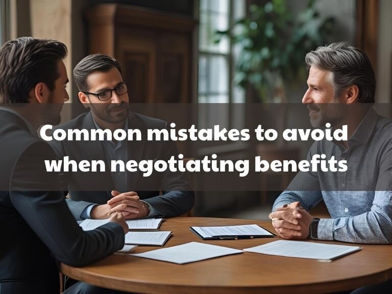 Common mistakes to avoid when negotiating benefits