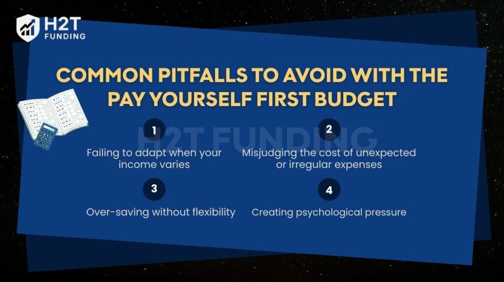 Common pitfalls to avoid with the pay yourself first budget