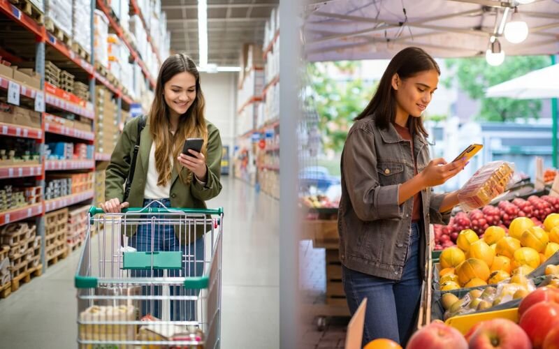 Comparing prices across stores helps you snag the lowest costs for your groceries