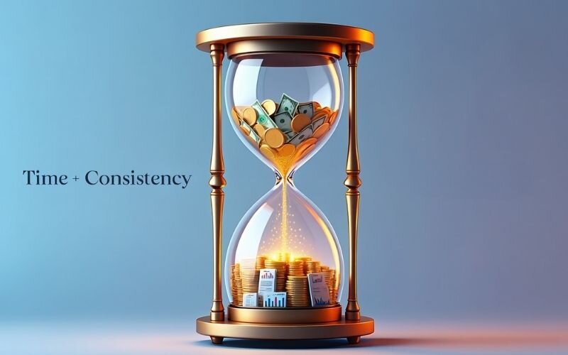 Consistency is key in both trading and personal finance