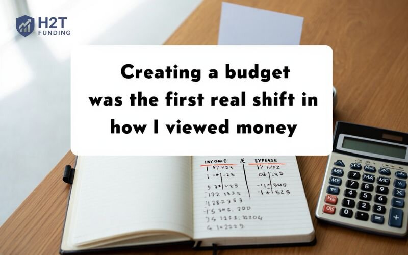 Creating a budget was the first real shift in how I viewed money