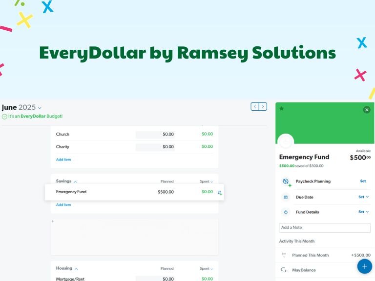 Emergency fund calculator: EveryDollar by Ramsey Solutions