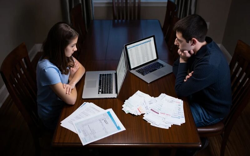 Failing to collaborate with a partner or household is one of the critical budgeting mistakes to avoid