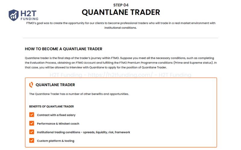 For elite traders, thereâs an opportunity to graduate to Quantlane