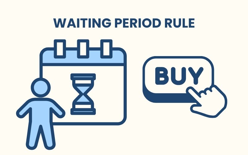 Implement the "waiting period" rule for major purchases