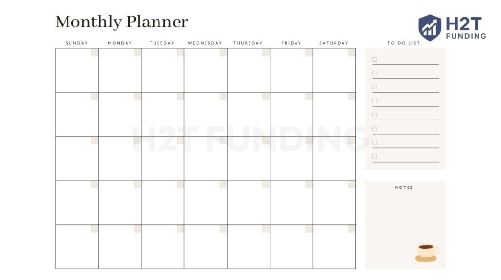 Monthly budget planner printable templates 1