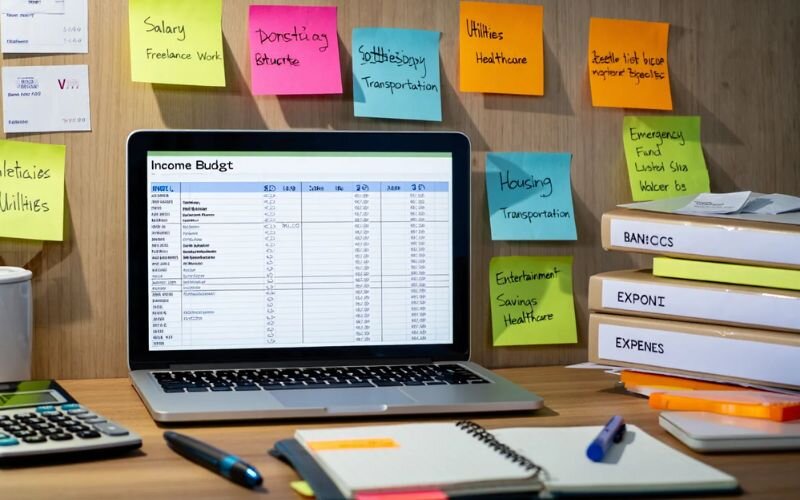 Outline your financial picture by listing your income sources