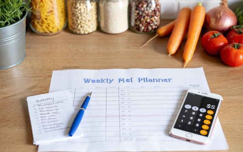 Planning your meals in advance is one of the most effective grocery budget tips