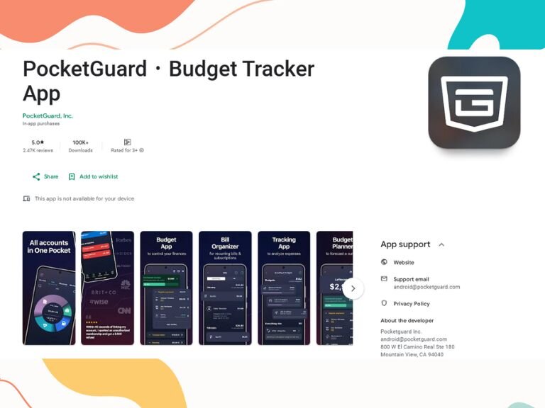 PocketGuard – Best money saving apps