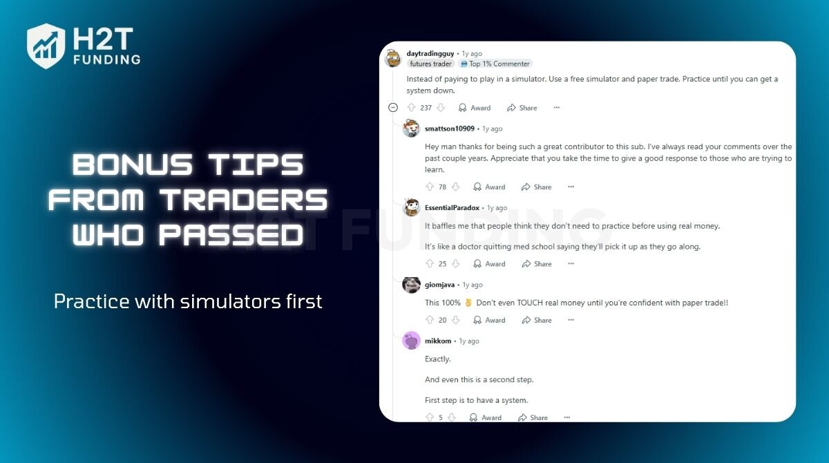 Practice with simulators first