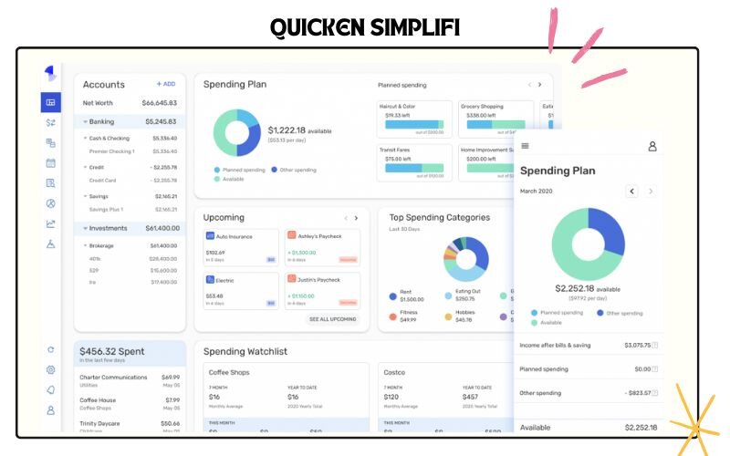 Quicken Simplifi – Best budgeting apps 2025 for managing household finances