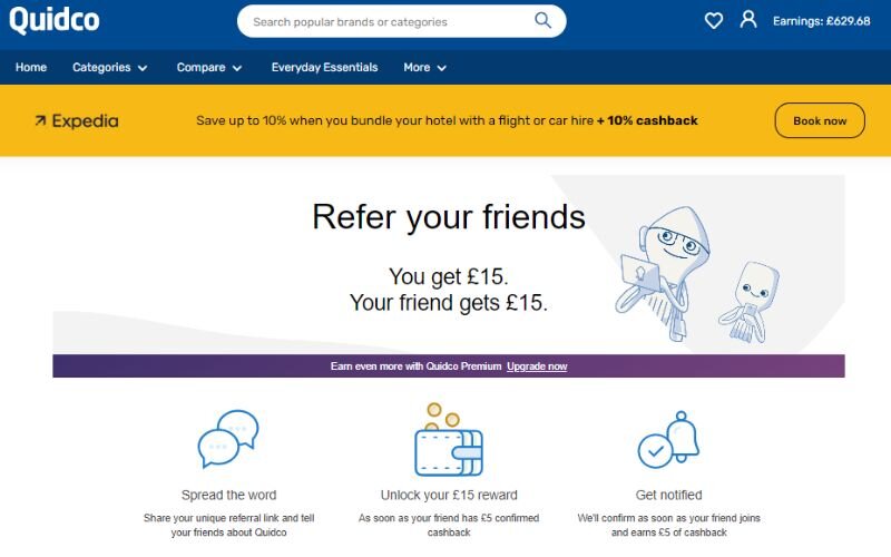 Quidco is a popular choice for UK-based shoppers