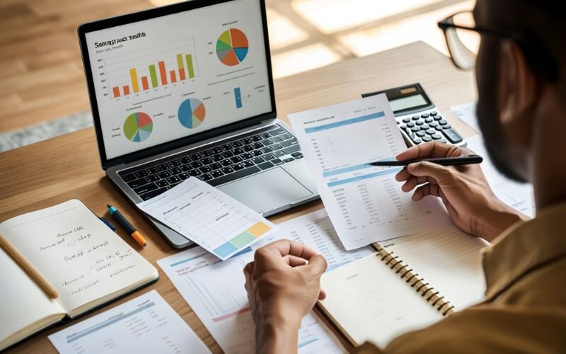 Reviewing your spending over the past three months