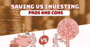 SAVING VS INVESTING PROS AND CONS THUMBNAIL