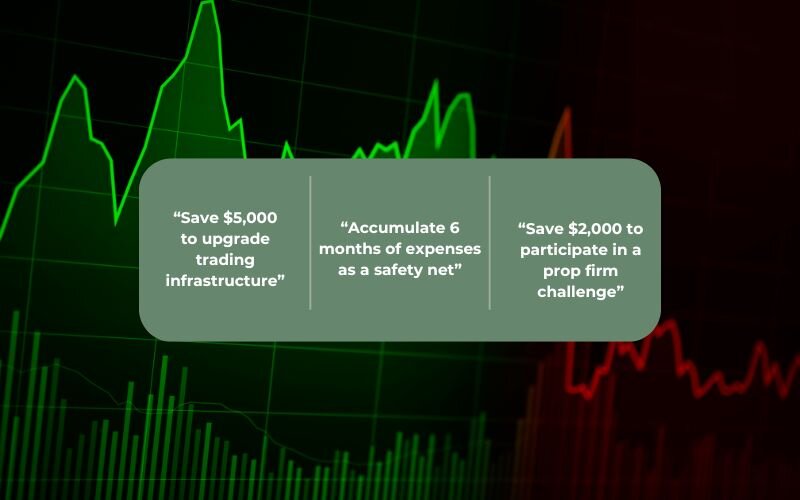 Set specific financial targets