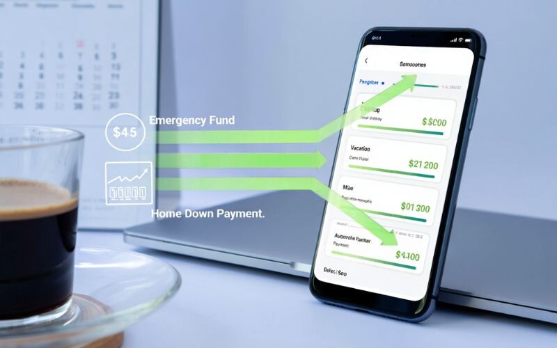 Set up an automatic transfer from your salary account