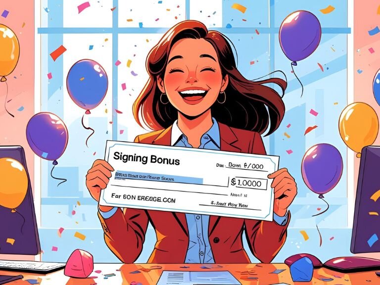Negotiate job offer benefits: Signing bonus