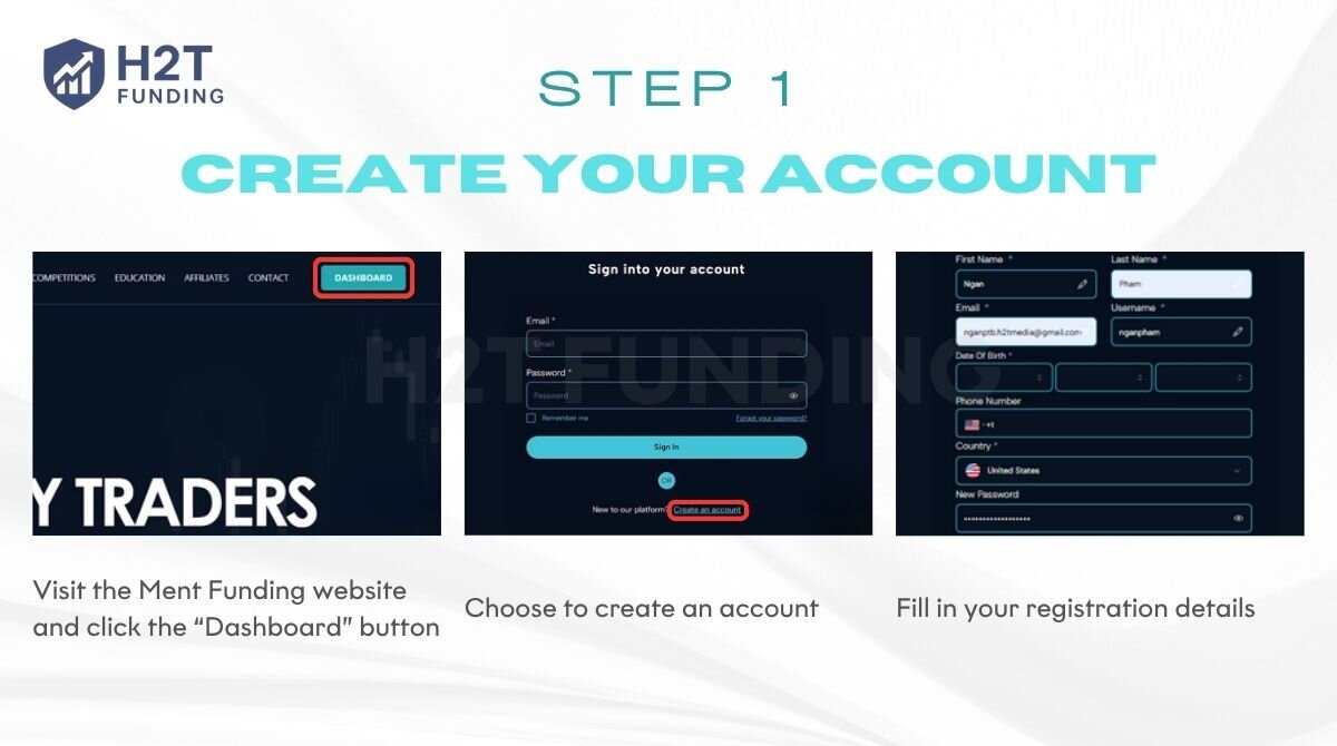 Step 1: Create your account
