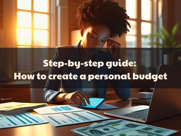 Step-by-step guide -How to create a personal budget