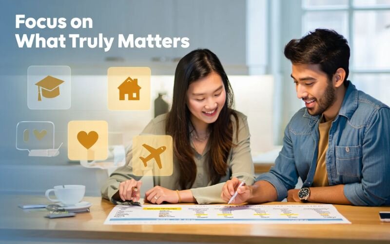 Sticking to a budget is much easier when you focus on what truly matters