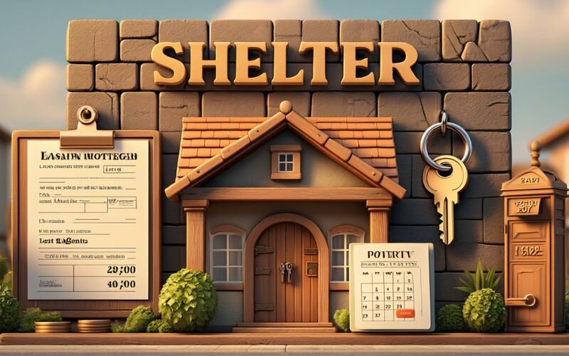 The amount you pay to stay legally and physically sheltered