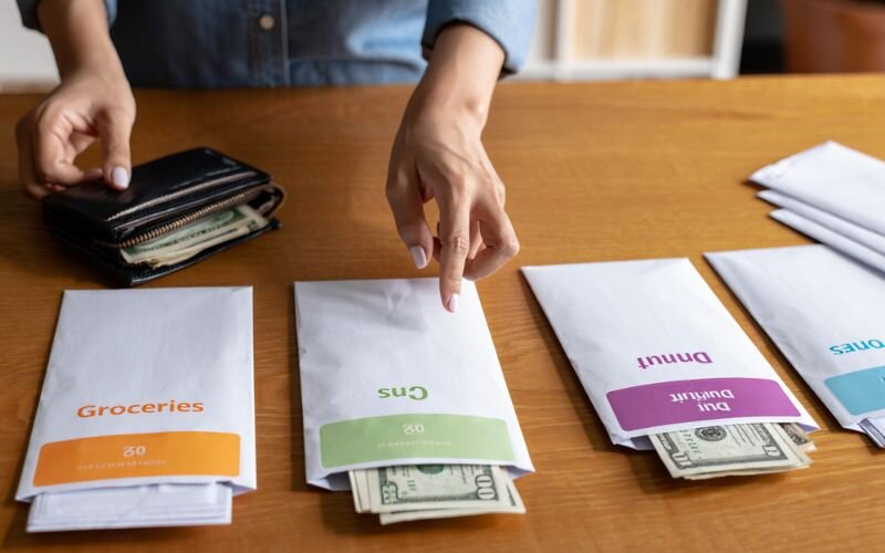 The cash envelope system is a physical way to prevent overspending