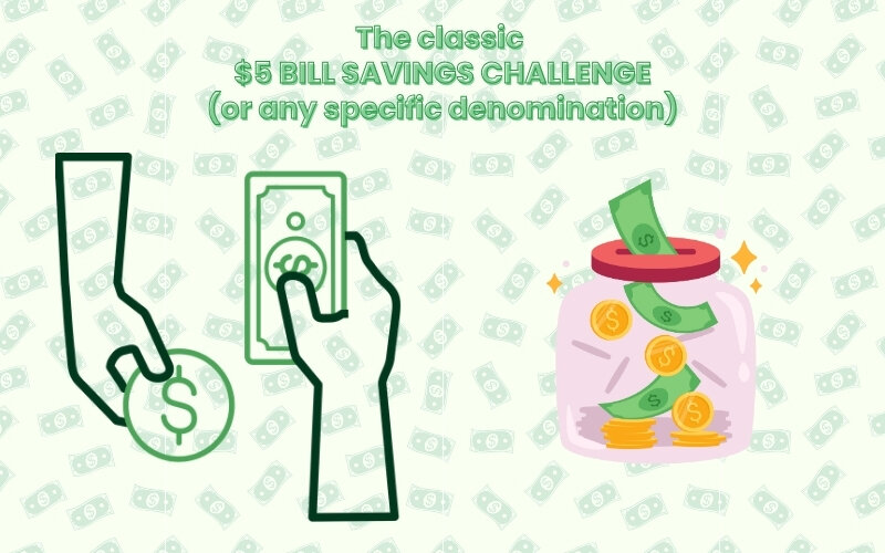 The $5 bill savings challenge