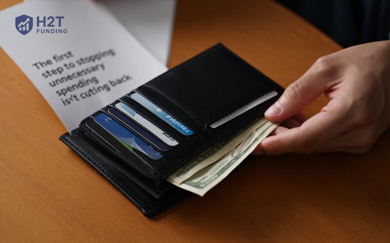 The first step to stopping unnecessary spending isn't cutting back