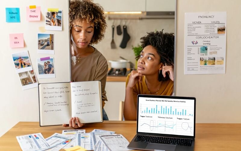 To budget effectively as a couple, start by exploring each other’s financial values and habits