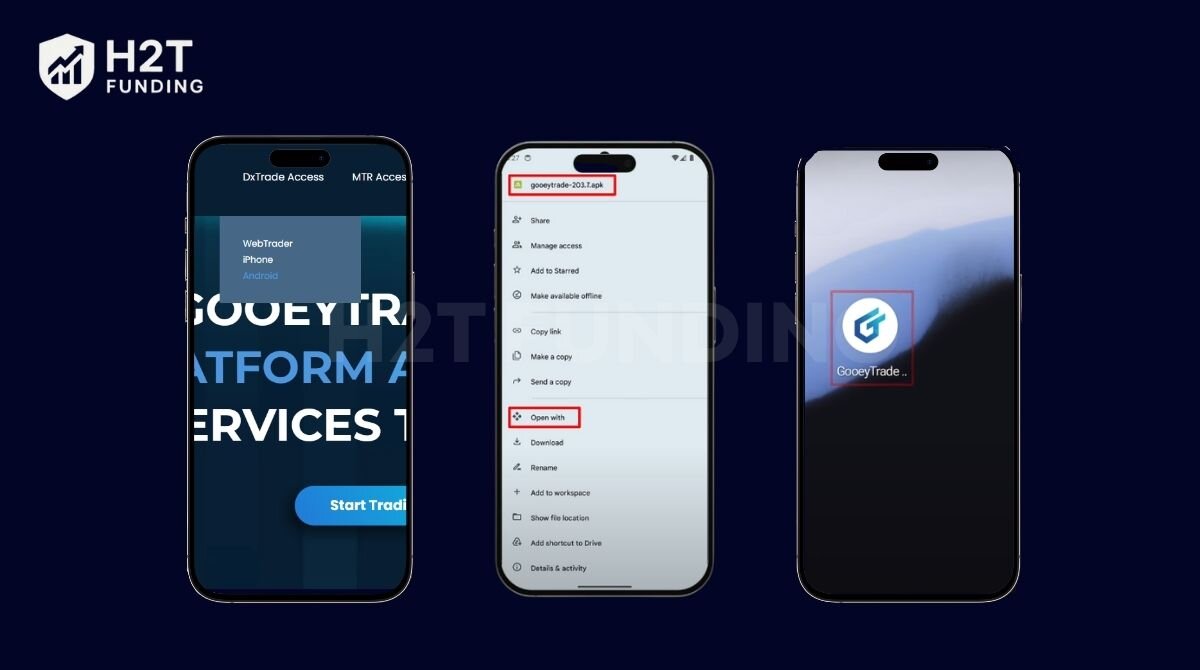 To download DXTrade on Android, you need to install APK