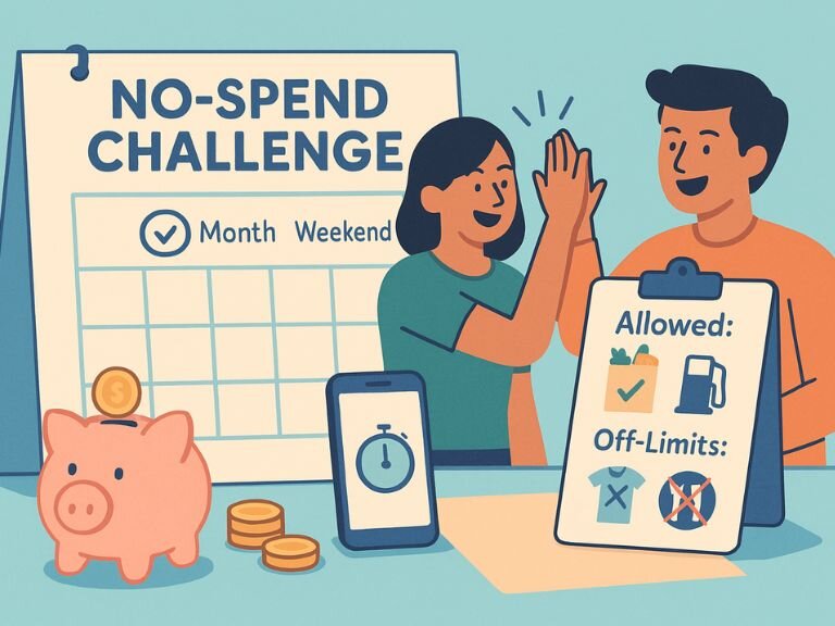 How to stop overspending- Try a no-spend challenge