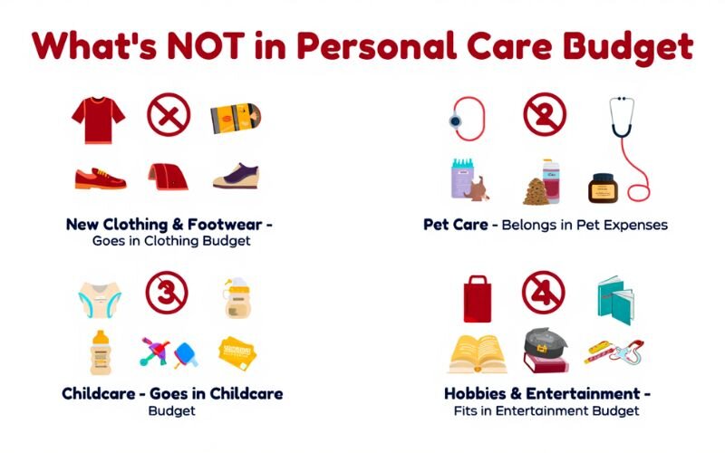 What's not in a personal care budget