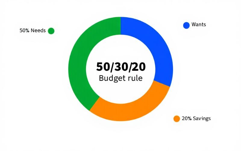 Your income should be divided into 50% for needs, 30% for wants, and 20% for savings or debt repayment