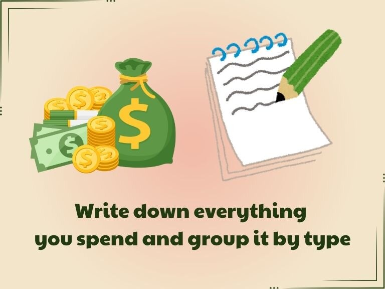 How to create a personal budget step
