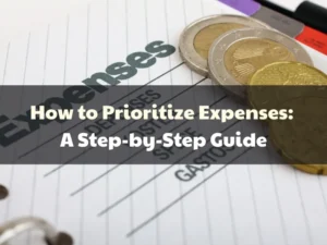 how to prioritize expenses